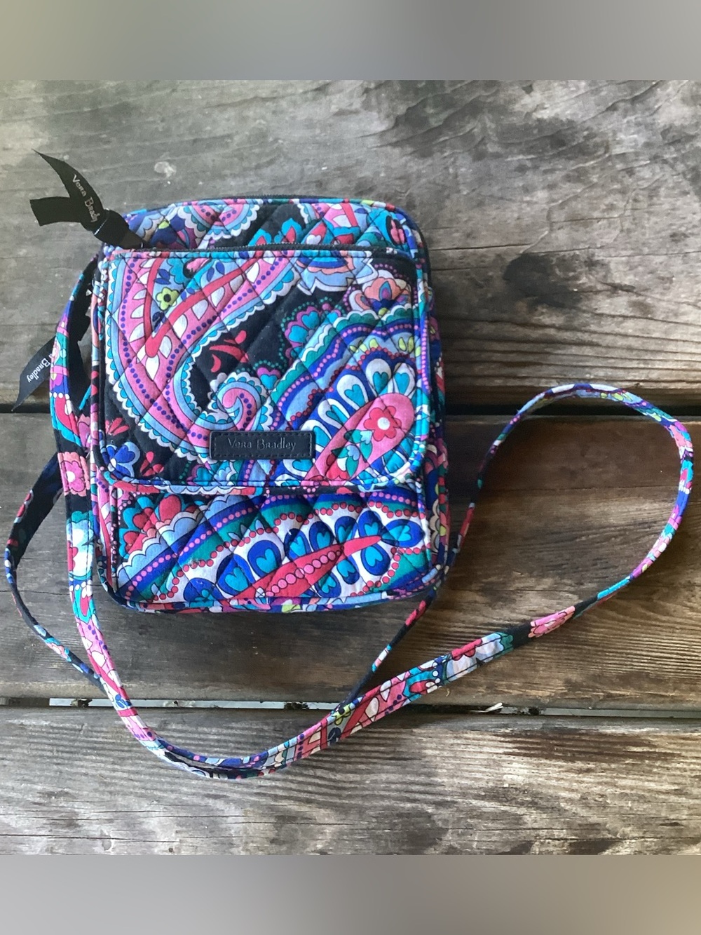 Vera Bradley Mini Hipster Crossbody Bag in Haymarket Paisley